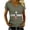 Army Green, variant on Patriotic V Neck T Shirt Women 250th Anniversary American Flag Print Tee 4th of July Top 1776-2026 Independence Day Shirt Summer Casual Memorial Day Outfit USA 250, Red, L
