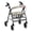 Floral, variant on HELLHERO Removable Walker Seat Covers Rollator Seat Cover Cat and Floral for Elderly Adults Removable and Washable Non-Slip Fit