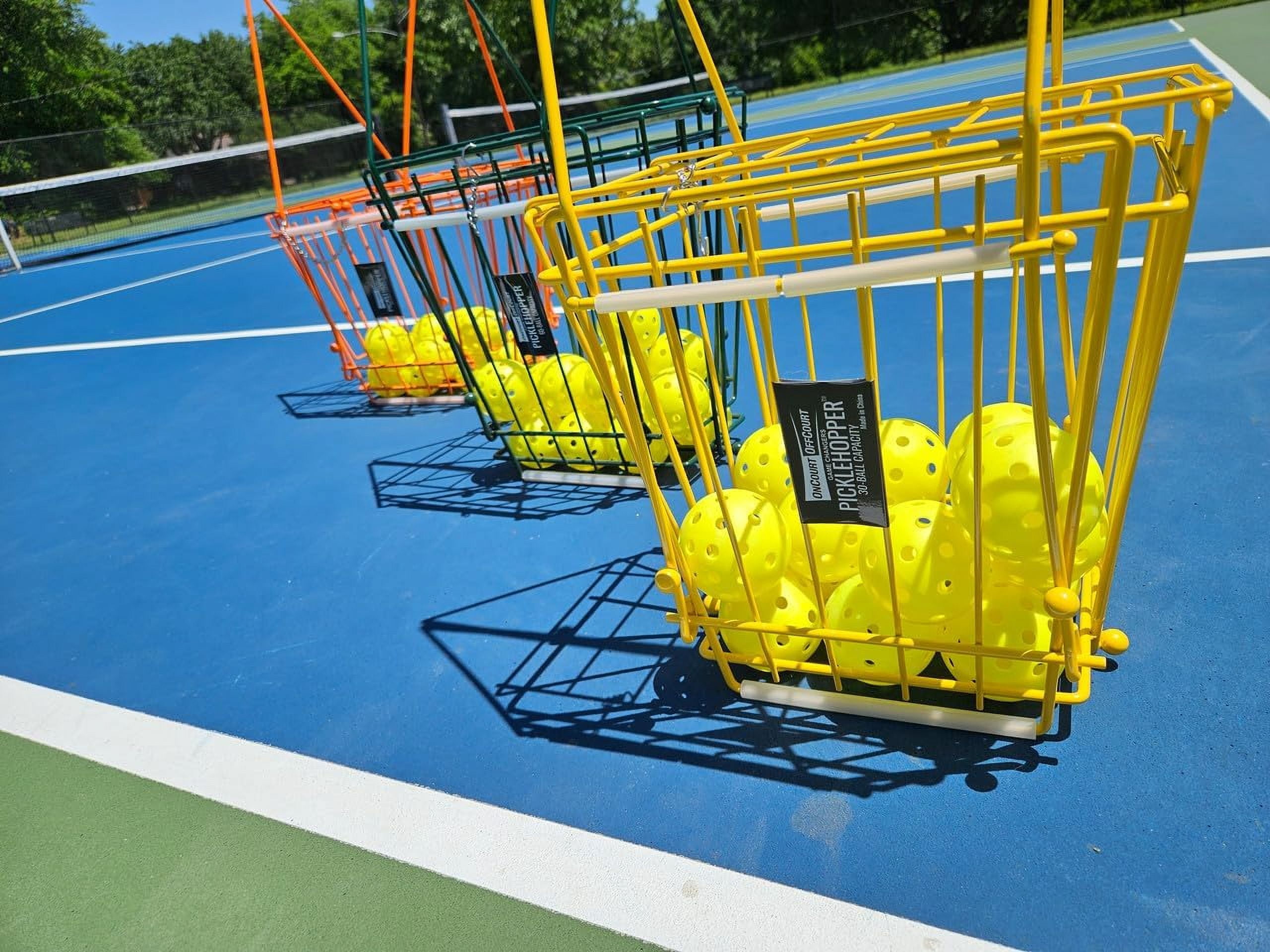 PickleHopper - Holds 30 Pickleballs - Small Portable Pickleball Collector for Easy Pickup and Storage
