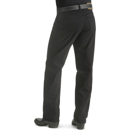 wrangler men's rugged wear jean ,overdyed black,38x34