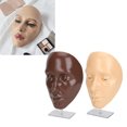 thumbnail image 1 of Makeup Practice Face,Texture, Removable Eyes, Elastic and Soft, Easy Cleaning, Full Face Practice, for Makeup Beginners, Makeup Practice Face 5D Makeup Mannequin Face 5D, 1 of 7