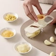 thumbnail image 3 of QHUDLV Mini Garlic Slicer Multi-Functional Mandoline Slicer, Mini Ginger Garlic Grinding Planer, Veggie Garlics Ginger Grinder Vegetable Mandoline Cutter with Container for Kitchen, 3 of 5