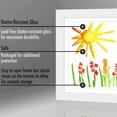 thumbnail image 4 of Marco de madera compuesta Mat 10X12.5 Marcos de arte para niños Formatos horizontales y verticales (blanco), 4 of 8