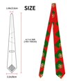 thumbnail image 3 of Men's Skinny Tie Portugal Flag Printed Neck Tie for Wedding Dating Party, 3 of 7