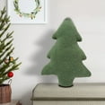 thumbnail image 4 of Zhourta Christmas Tree Shape Plush Pillow Christmas New Creative Green Throw Pillow Holiday Party Home Decorations Christmas Decorative for Sofa Cushions, 4 of 7