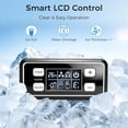 thumbnail image 4 of OSTBA Commercial Ice Maker, 100 LBS/24H Ice Machine, Under Counter & Freestanding Automatic Ice Maker, Self-Cleaning, LCD Display, ETL Certified for Bar, Restaurant & Commercial Use, 4 of 7