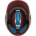 thumbnail image 3 of Easton Z5 2.0 Matte Two-Tone Batting Helmet - Senior | Maroon/White | Senior, 3 of 3