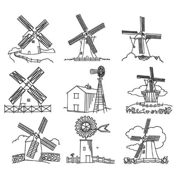 Aunt Martha's #4000 Windmills