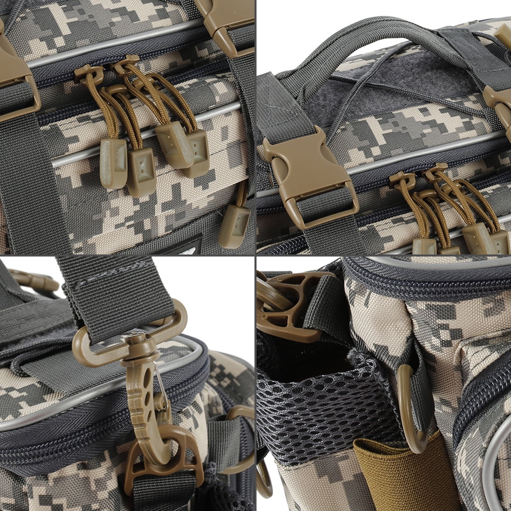 Miuline Fishing Tackle Bag Fishing Backpack Fishing Lures Bait Box Storage Bag Ship