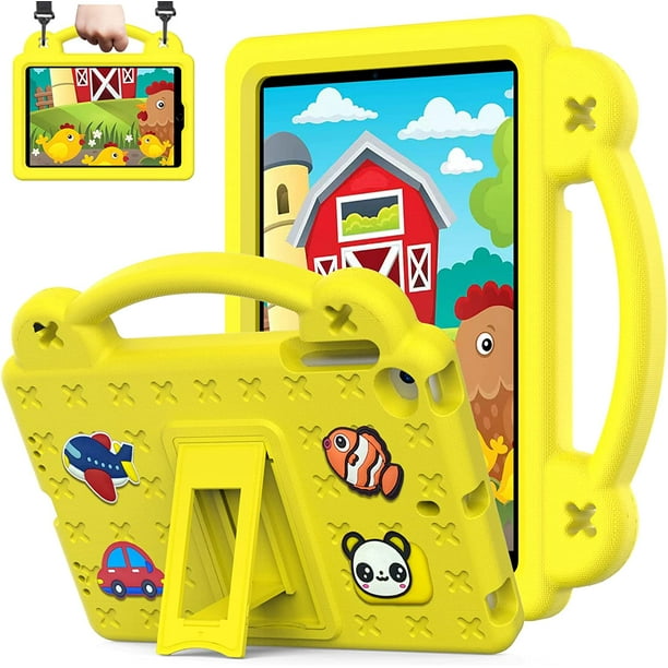 Funda para Niños para Lenovo Tab M10 HD 2nd Gen (TB-X306X) / Smart Tab M10 HD 2nd Gen (TB-X306F) Tableta de 10.1" Lanzada en 2020, Ligera, Flexible, a Prueba de Golpes, con Asa Plegable y Soporte