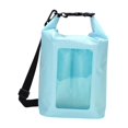 thumbnail image 3 of Funda impermeable para teléfono, bolsa seca de 5 l, bolsa flotante para kayak, bolsa para deportes al aire libre, rollo hermético Azul claro, 3 of 9