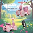 thumbnail image 5 of 6V Electric Baby Balance Bike with Bubble Machine,4 in 1 Toddler Balance Bike w/Remote for 1 Year Old Boys Girls Kids Ride on Toys w/Powered Motor,LED Lights (Purple), 5 of 7
