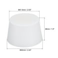 thumbnail image 2 of Uxcell 51.5mm to 62mm Solid Silicone Rubber Tapered Plug White for Powder Coating, Painting, 2 of 5