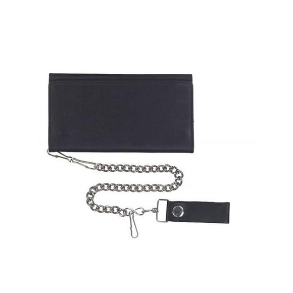 Unik 9059-00-BLK-OS Biker Chain Wallets, Black - One Size