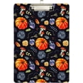 thumbnail image 1 of FMSHPON Halloween Rose Pumpkin Mushroom Magic Clipboard Hardboard Wood Nursing Clip Board and Pull for Standard A4 Letter 13x9 inches, 1 of 5