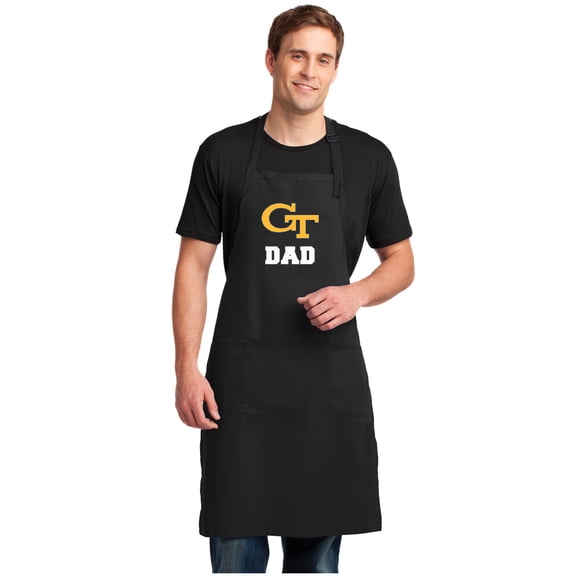 Large Georgia Tech Dad Apron