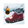 thumbnail image 3 of Fangasis Women Men Snow Boots Casual Warm Shoes Comfort Winter Boot Walking Pedal Ankle Booties Purple (Women) 7.5, 3 of 9