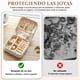thumbnail image 5 of 12 Piezas Organizador de Joyas de Viaje, 10x10x5 cm Mini Joyero de Viaje para Mujer, Accesorios como Anillos, Ideal para Regalos de Mujer, Aretes y Collares (Blanco), 5 of 7