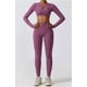 thumbnail image 4 of Yknktstc Conjuntos de entrenamiento de 3 piezas para mujer con sujetadores deportivos con tiras, polainas de cintura alta, atlético, gimnasio, yoga, 4 of 4