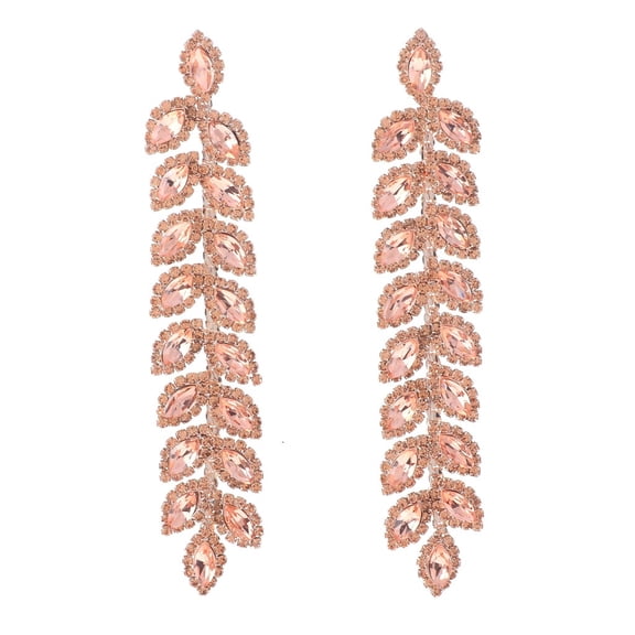 Large Chandelier Rhinestone Earring
