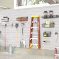 thumbnail image 5 of PVC Slatwall Paneling Garage Storage System, 8Ft X 4Ft Wall-Mounted Panels with Hooks for Garage Shelves and Tool Organization, 5 of 9