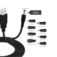 thumbnail image 2 of Universal 5V USB Cord, USB to Dc Cable with 8 Types Connectors for Android Phones, , Bank, Toy, 2 of 7