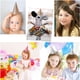 thumbnail image 3 of 12 gorros triangulares con purpurina en forma de cono, ideales para cumpleaños infantiles, baby showers, decoración escolar y más., 3 of 7