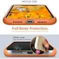 thumbnail image 4 of for iPhone 11 Pro Silicone Case with Kickstand | Anti-Scratch | Soft Microfiber Lining Full-Body Shockproof Protective Case for iPhone 11 Pro 5.8inch - Bright Orange, 4 of 14