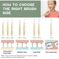 thumbnail image 3 of Bamboo Dental Floss Picks, deep cleaning floss picks, 40 count, size 0, small gaps, 3 of 4