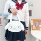 thumbnail image 3 of Bolso de Invierno para mujer bolsa de mano con Orejas de Ehuebsd conejo de dibujos animados Kawaii cálido y esponjoso bolso de compras para teléfono 2022, 3 of 9