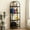 Brown-4 Tier, variant on BouPower 72 Inch Tall Bookshelf, Arched Bookshelf 4/5 Tier Bookcase, Industrial Open Book Shelves for Living Room, Modern Freestanding Display Shelving Unit Storage Rack with Metal Frame for Bedroom