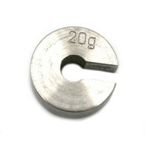 Slotted Mass Spare-- Stainless Steel, 20g - Eisco Labs