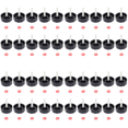 thumbnail image 1 of Carrete de pesca Mango Tornillos Tapas Spinning Wheel Nuts Tackle 10pcs, 1 of 2