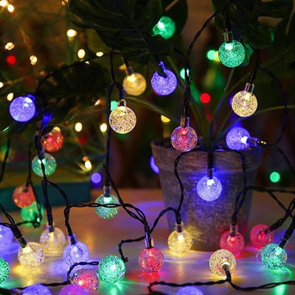 Solar String Lights Outdoor Waterproof, 20 Lights 16FT LED Patio Lights Solar Powered for Party Yard Garden Backyard Porch Balcony