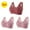 Wine, variant on Itsame 3 Pack Everyday Sports Bra Set womens Full Support Bra Comfortable Breathable Wireless Comfort Bralette Set Wine Size 3XL
