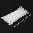 thumbnail image 2 of 150mm x 2.5mm White Cable Zip Ties Self-Locking Nylon Tie Wraps 200 Pack, 2 of 4