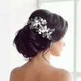 thumbnail image 2 of 2Pcs Bridal Hair Clip Wedding Hairpin Bride Pearl Hair Clips Barrette Elegant Bridal Hairpins Hair Accessories for Women Girls, 2 of 9