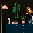 thumbnail image 3 of Northlight LED Cactus Neon Lighted Wall Art - 24.5" - Green, 3 of 6