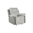 thumbnail image 3 of U6028 Gray Extra Soft and Padded Glider Recliner, 3 of 3