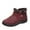Red-A, variant on CaComMARK PI Womens Boots Winter Cotton Boots Snow High-Top Non-Slip Footwear