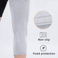 thumbnail image 5 of Honeycomb Padded Knee Sleeves, Basketball Cycling Sports Protective Gear, 5 of 6