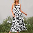 thumbnail image 4 of Drses Women Summer Dresses Casual Sleeveless Maxi Dresses Cute Floral Long Dress Wedding Guest Dress, 4 of 8