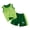 Green, variant on Big Boys Quick Drying Sports Tracksuit Kids Tank Top Shorts Set, Sizes 9-10Y