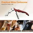 thumbnail image 4 of Unique Bargains 10Pack 5' Wine Openers Waiter Corkscrew Red Wine Bottle Opener, Red, 4 of 6