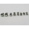 thumbnail image 4 of U8MO 25 Pairs Silver Crystal Rhinestone Earring Ear Stud Back Post With Loop 4mm-8mm-4mm SS16, 4 of 9
