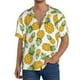 thumbnail image 1 of Fotbe Pineapple Camisa Estampada de Manga Corta para Hombre, Casual de Verano, Estilo Playero, Sin Arrugas-Medium, 1 of 5