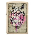 thumbnail image 3 of Zippo Literary Anatomy Flat Sand Pocket Lighter, 3 of 7