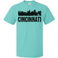 thumbnail image 3 of Inktastic Cincinnati Skyline Grunge T-Shirt, 3 of 5