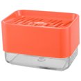 thumbnail image 1 of Porte-Éponge Pompe à Savon Boîte Distributeur de Savon Éponge pour Cuisine Maison, 1 of 7