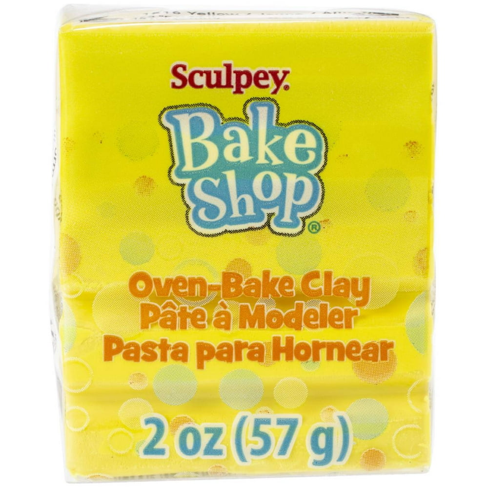Sculpey Bake Shop OvenBake Clay 2ozYellow
